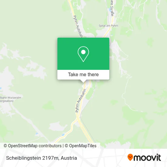 Scheiblingstein 2197m map