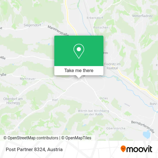 Post Partner 8324 map