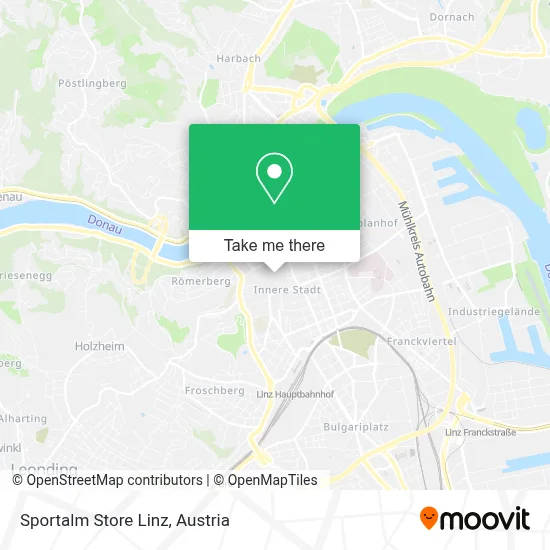 Sportalm Store Linz map