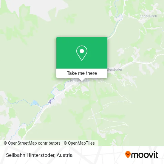 Seilbahn Hinterstoder map