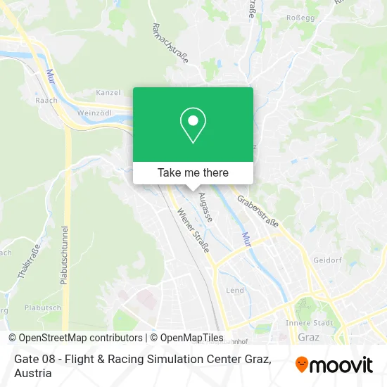 Gate 08 - Flight & Racing Simulation Center Graz map