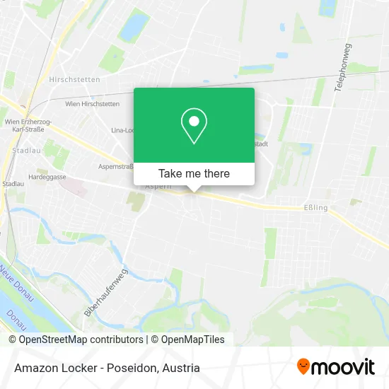 Amazon Locker - Poseidon map