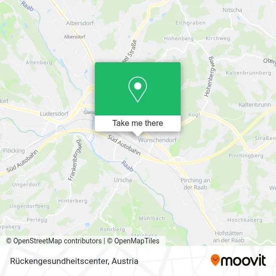 Rückengesundheitscenter map