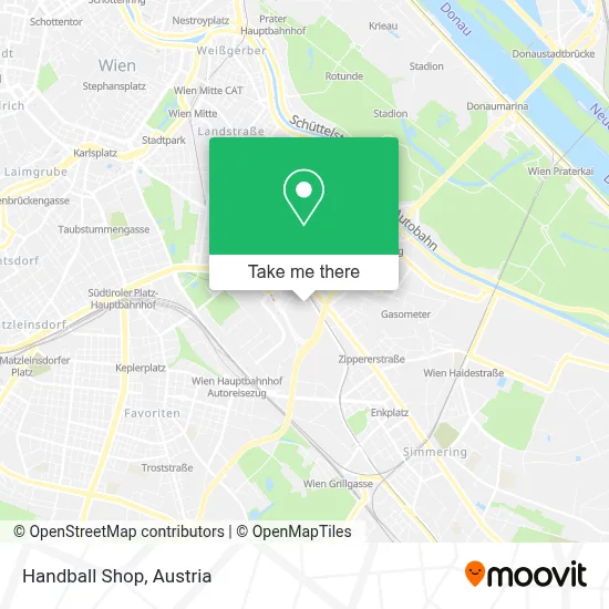 Handball Shop map