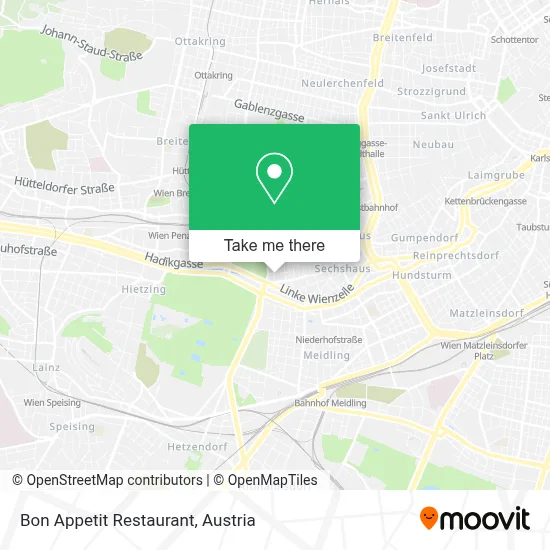 Restaurant Bon Appetit map