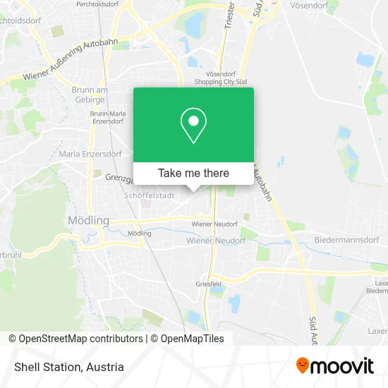 Shell Station map