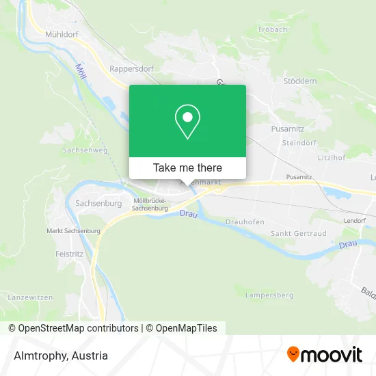 Almtrophy map