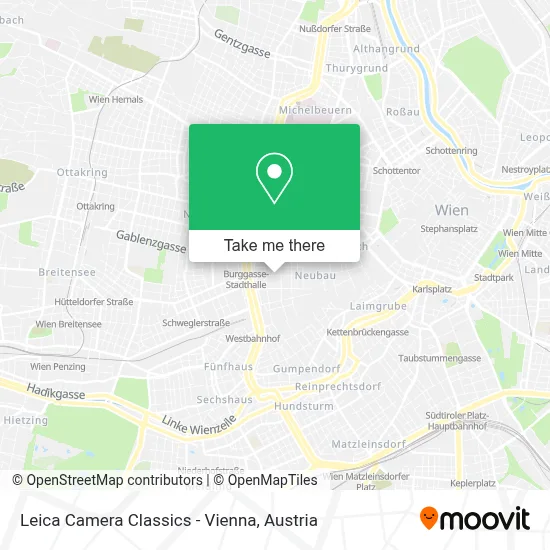 Leica Camera Classics - Vienna map
