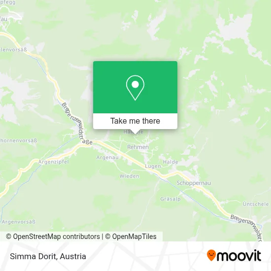 Simma Dorit map