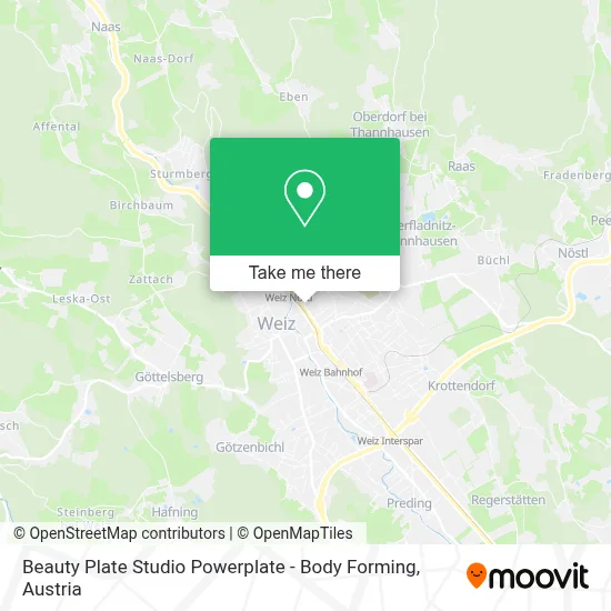 Beauty Plate Studio Powerplate - Body Forming map