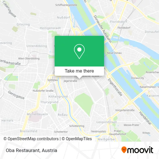 Oba Restaurant map