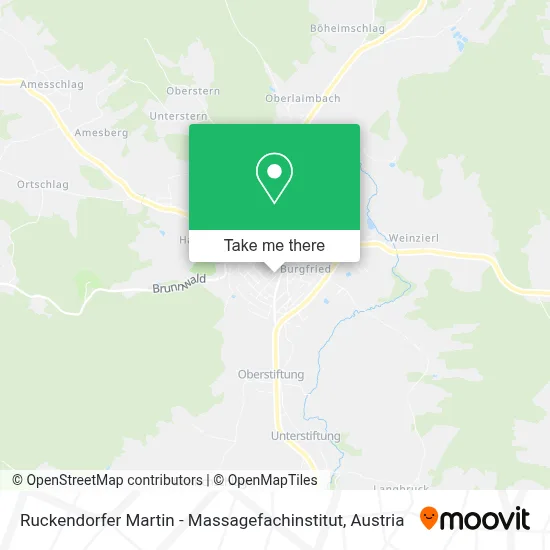 Ruckendorfer Martin - Massagefachinstitut map