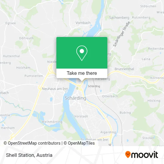 Shell Station map