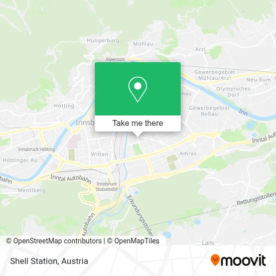 Shell Station map