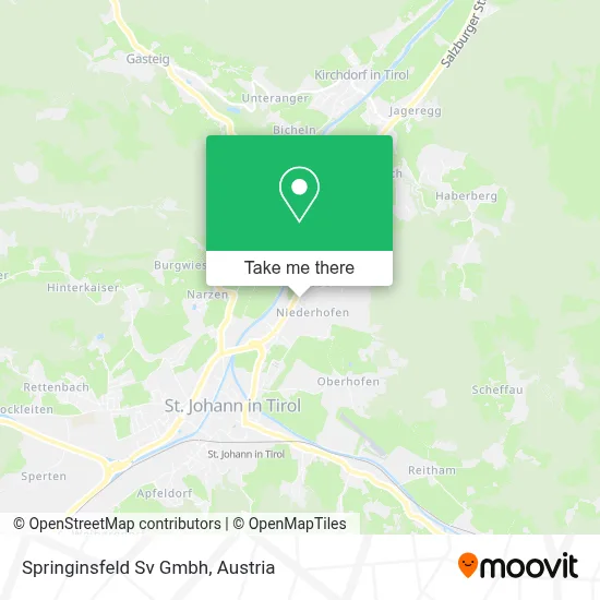 Springinsfeld Sv Gmbh map