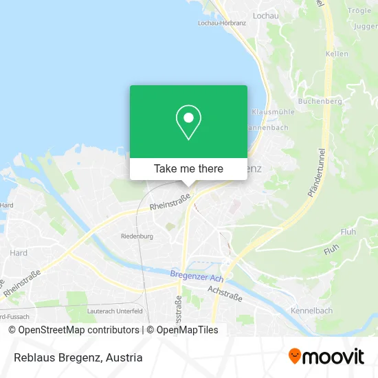 Reblaus Bregenz map