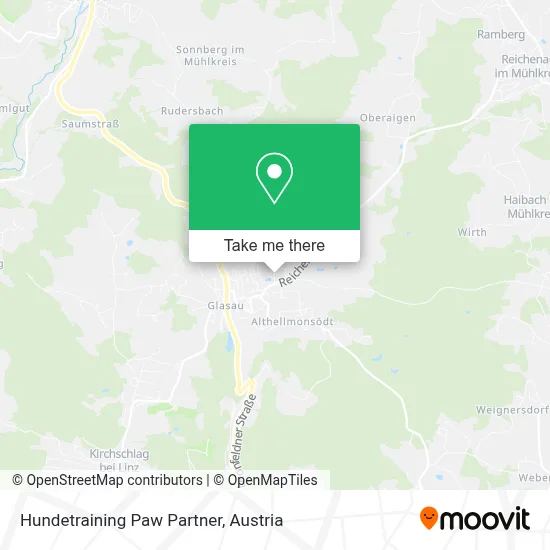 Hundetraining Paw Partner map