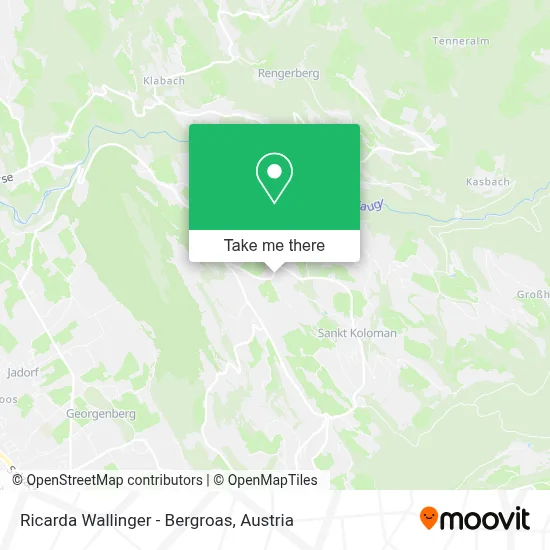 Ricarda Wallinger - Bergroas map