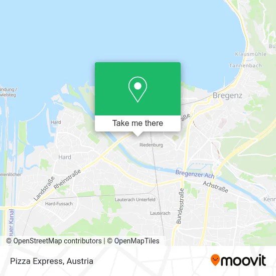 Pizza Express map