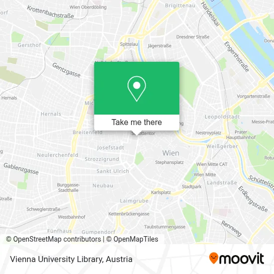 Vienna University Library map