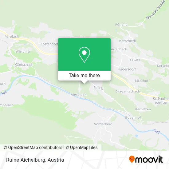 Ruine Aichelburg map