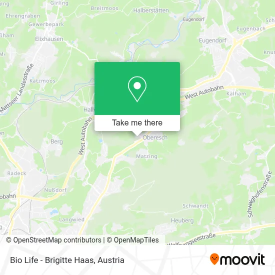 Bio Life - Brigitte Haas map