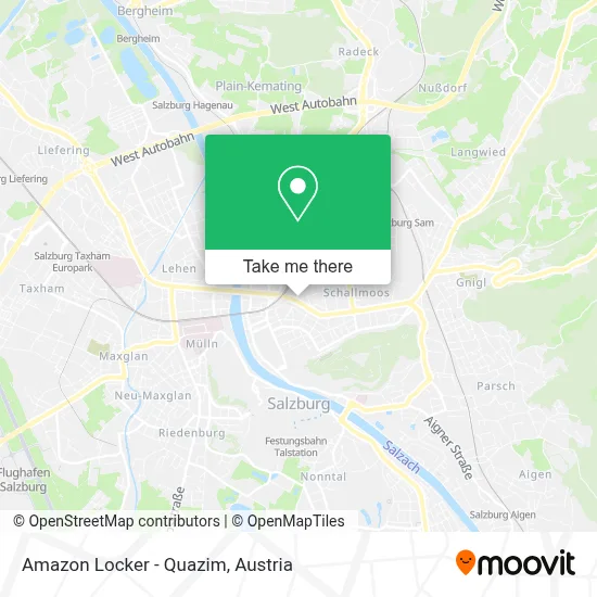 Amazon Locker - Quazim map