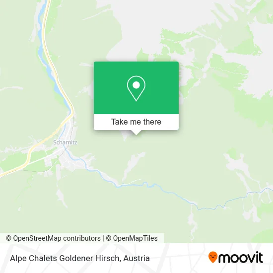 Alpe Chalets Goldener Hirsch map