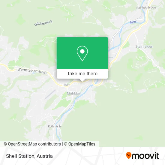 Shell Station map