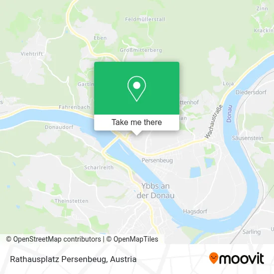 Rathausplatz Persenbeug map