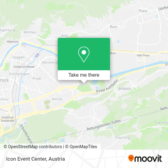 Icon Event Center map