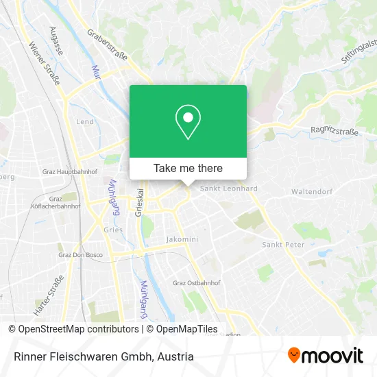 Rinner Fleischwaren Gmbh map