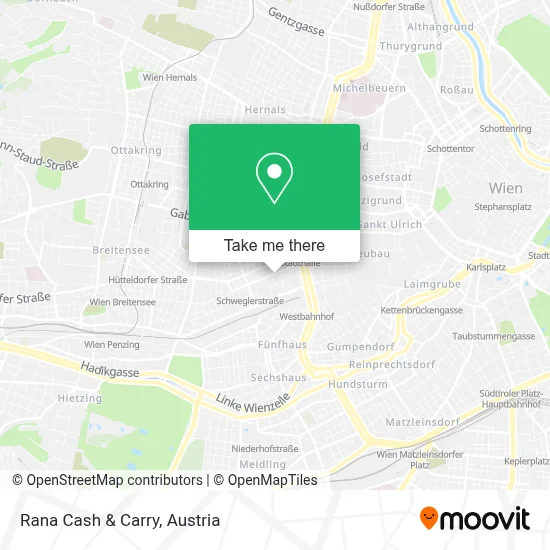 Rana Cash & Carry map