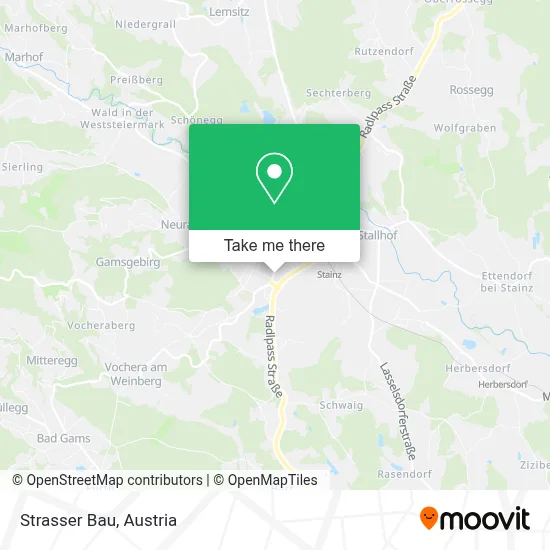 Strasser Bau map