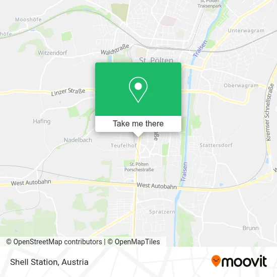 Shell Station map