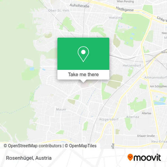 Rosenhügel map