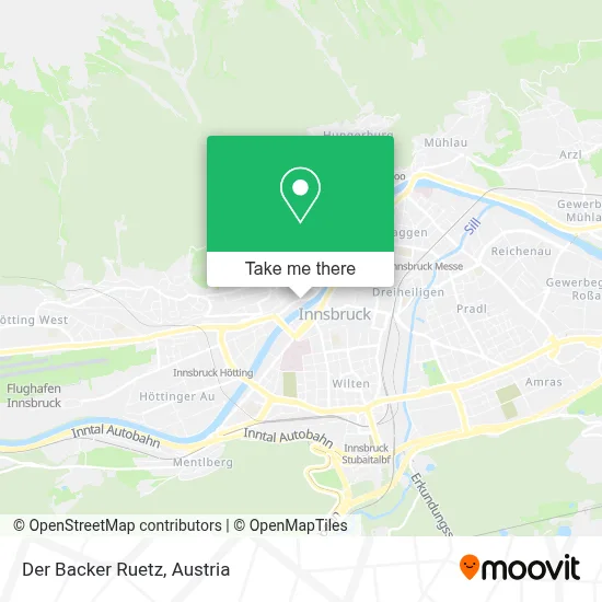 Der Backer Ruetz map