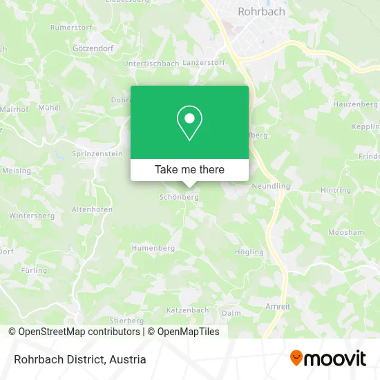 Rohrbach District map