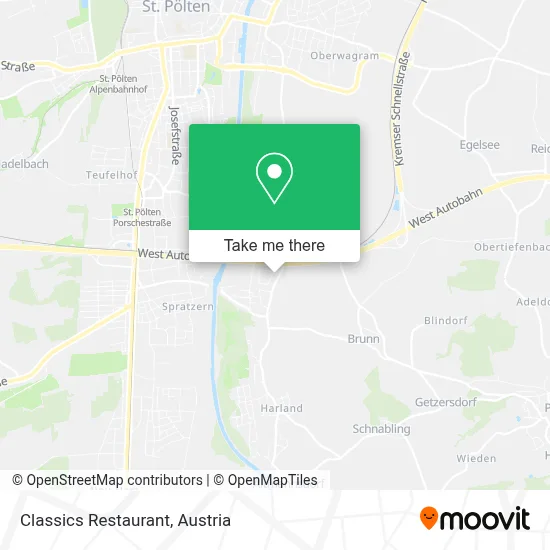 Classics Restaurant map