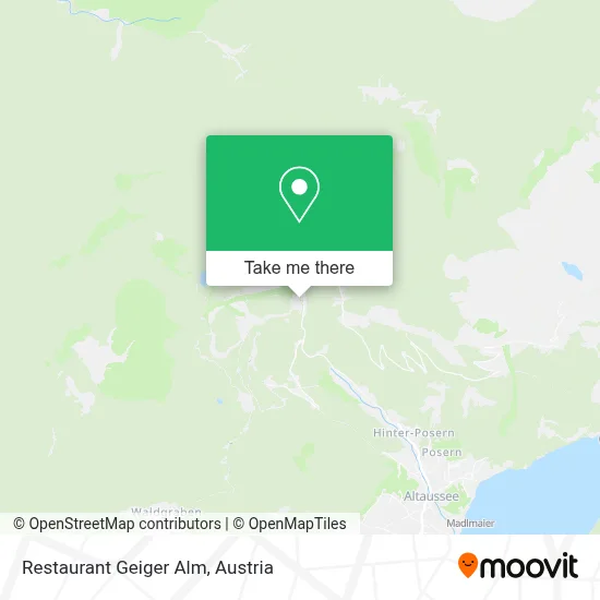 Restaurant Geiger Alm map
