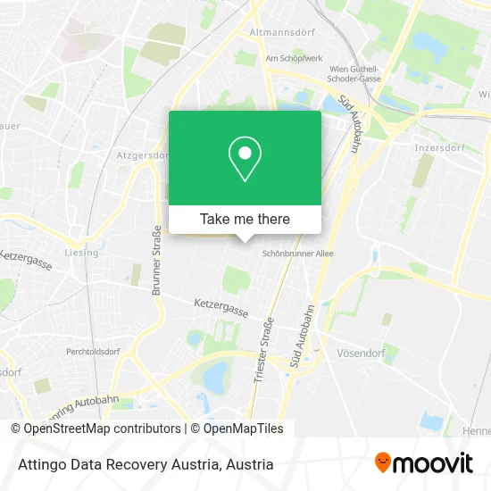 Attingo Data Recovery Austria map