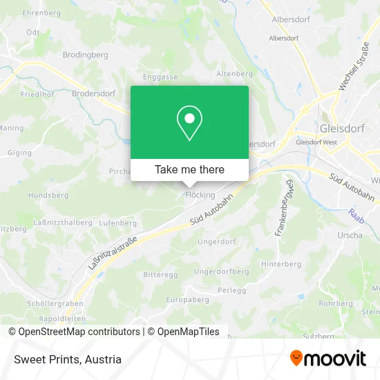 Sweet Prints map