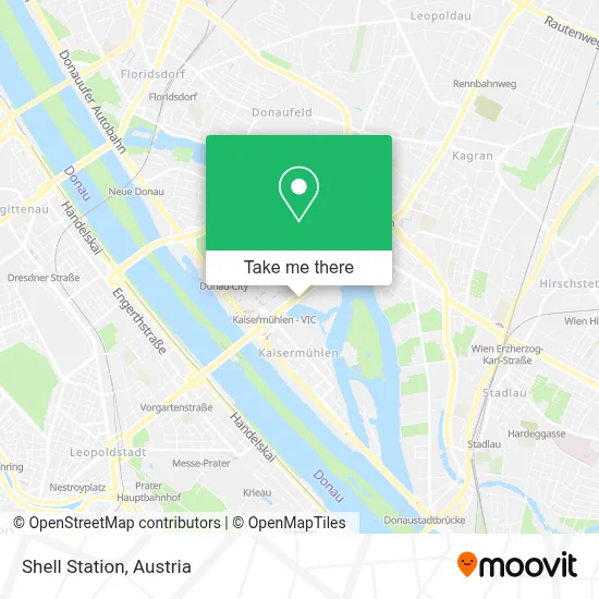 Shell Station map
