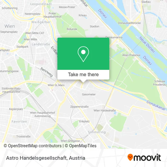 Astro Handelsgesellschaft map