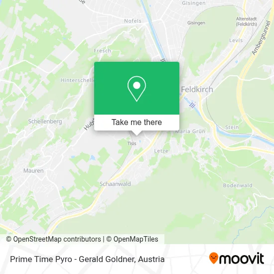 Prime Time Pyro - Gerald Goldner map