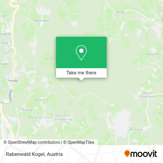 Rabenwald Kogel map