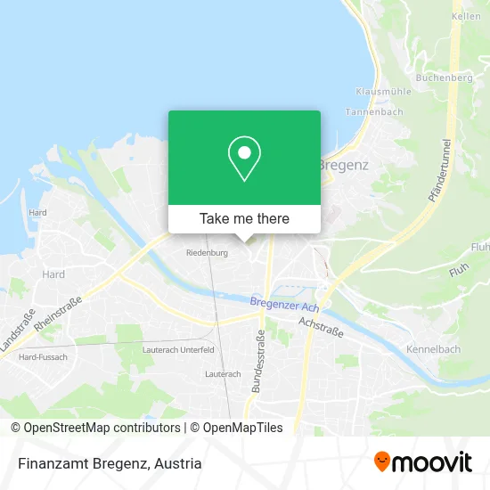 Finanzamt Bregenz map