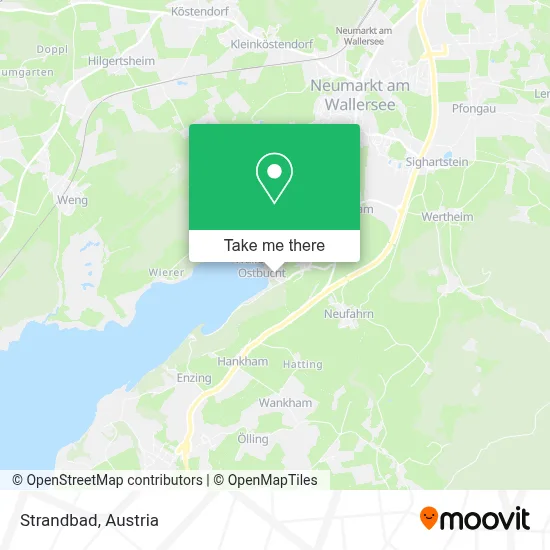 Strandbad map