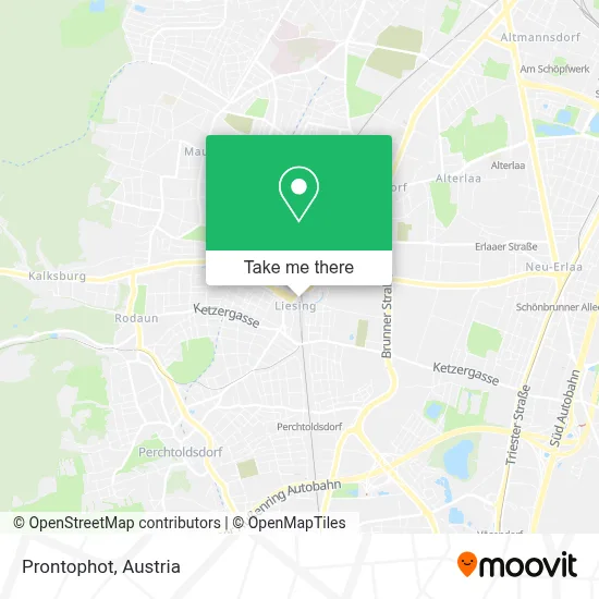 Prontophot map
