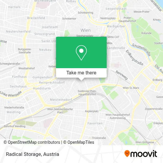 Radical Storage map